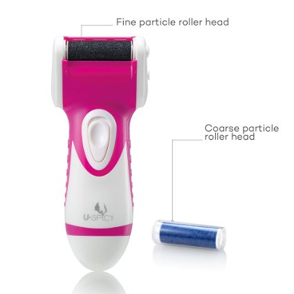 Pedicure, Foot File, USpicy Callus Remover Perfect Foot File with Extra Roller Refill for DIY Foot Care