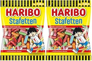 Haribo Stafetten Licorice Candy 2-Pack (2 x 175g)