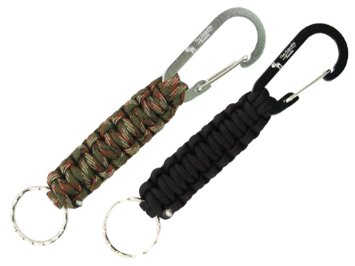The Friendly Swede Paracord Keychains with Carabiners (2 Pack)