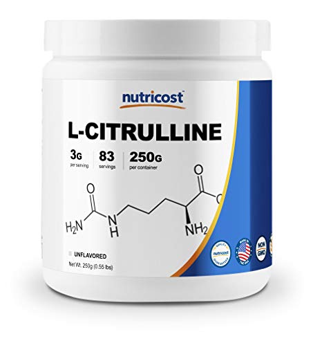 Nutricost Pure L-Citrulline (Base) Powder 250 Grams