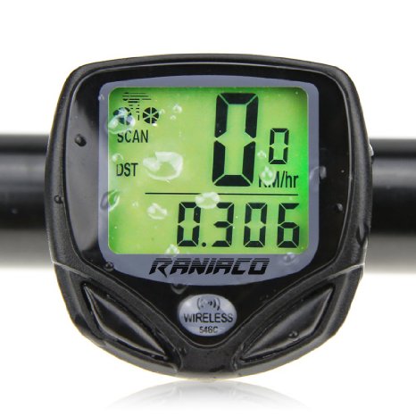 Bike Computer, Raniaco Original Wireless Bicycle Speedometer,Bike Odometer Cycling Multi Function