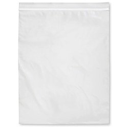 12" x 15" 2 mil. - Clear Plastic Reclosable Single Zipper Poly Bag (100 Pack) | MagicWater Supply Brand