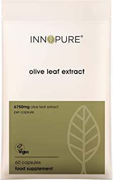 Innopure Olive Leaf Extract - High Strength 6750mg per Capsule - 100% Natural - Vegan Society Certified