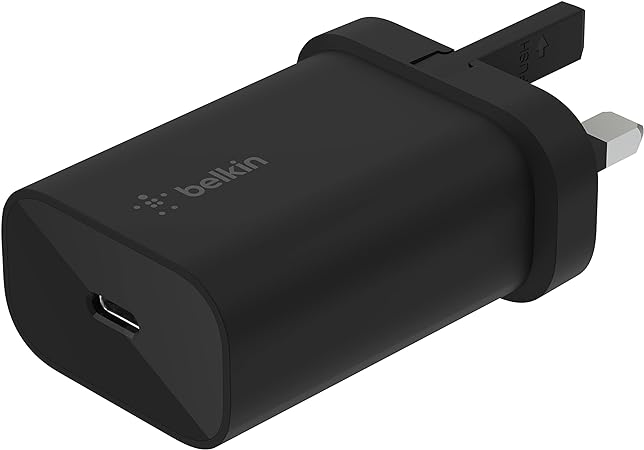 Belkin BoostCharge 25W Wall Chargers with PPS (USB-C Power Delivery, Fast Charger for iPhone, Samsung, Galaxy Tab, iPad and more)