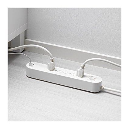 Ikea Koppla 5 Outlet Power Strip & 2 USB Ports