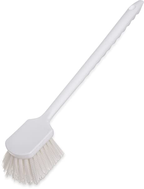 Carlisle 4050102 Sparta Utility Scrub Brush, 20" x 3", White