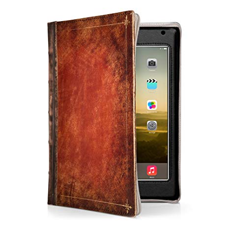 Twelve South Rutledge BookBook for iPad Mini 4 | Artisan Leather Book case and Display Stand for iPad Mini (1st– 4th gen.)
