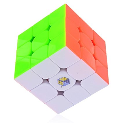 D-FantiX Yuxin 3x3 Speed Cube Stickerless Magic Cube Brain Teaser Puzzles