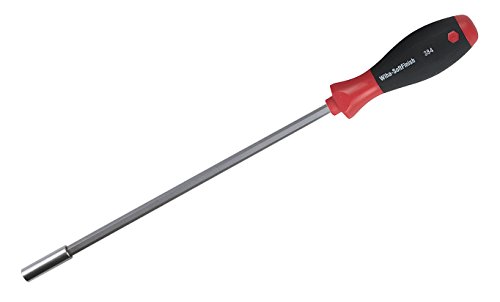 Wiha 38460 Bit Holding Screwdriver with SoftFinish Handle, 1/4" x 300mm