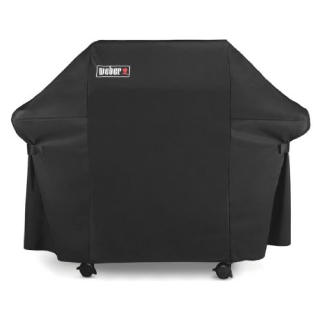 Weber 7107 Grill Cover (44in X 60in) with Storage Bag for Genesis Gas Grills