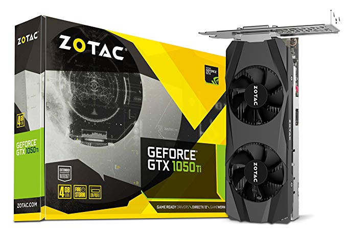 Zotac NVIDIA GeForce GTX 1050Ti 4 GB LP Graphics Card - Black