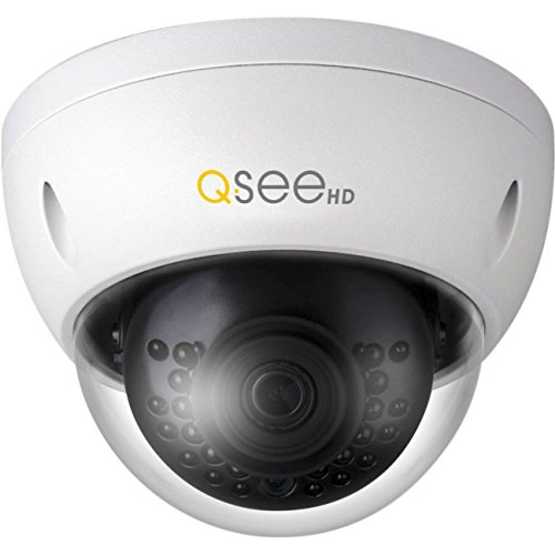 Q-See QCN8030D 4MP High Definition IP Dome Security Camera (White)