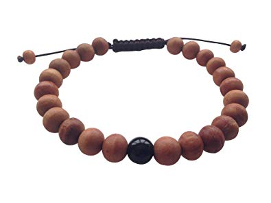 Hands Of Tibet Tibetan Mala Wood Bead Wrist Mala Bracelet for Meditation