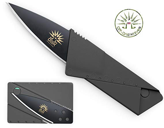 Off-Grid Credit Card Knife - Stash This Blade in Your Wallet