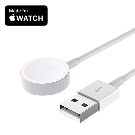 Vidgoo Smart Watch Charger for Apple Watch Magnetic Wireless Charging Pad with MFi Certified Charging Cord for iWatch 44mm/42mm/40mm/38mm Series 4 3 2 1