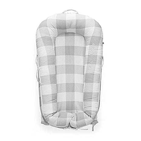 DockATot Deluxe  Dock (Natural Buffalo) - The All in One Baby Lounger - Perfect for Co Sleeping - Suitable from 0-8 Months