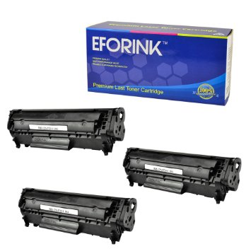 EFORINK 3 Pack Canon 104/FX9 Compatible Toner Cartridge for use in Canon imageCLASS D420 D480 MF4150 MF4270 MF4350D MF4370DN MF4690 & FAXPHONE L90 L120
