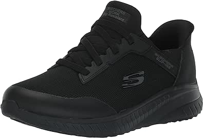 Skechers Women's Hands Free Slip-Ins Squad Chaos SR Adelo Health Care Professional Shoe