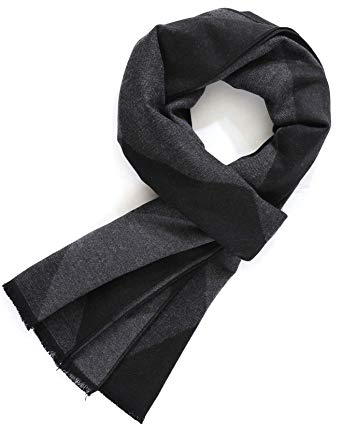 FULLRON Men Cashmere Scarf Silky Warm - Cotton Scarves for Winter