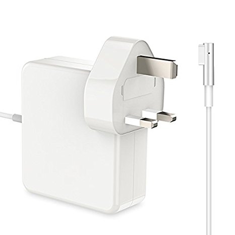 MacBook Pro / Air Charger 85W Power Adapter With MagSafe (L) Style Connector - Works With 45W / 60W / & 85W MacBooks -11/13/15 - Compatible With Macbooks (Before Mid 2012)