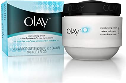 Olay Moisturizing Sensitive Skin Cream with Vitamin B3, Niacinamide, 100 mL