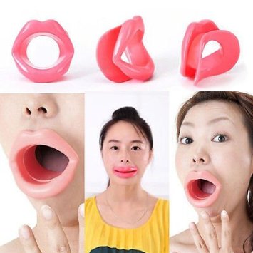 Pretty Women Beauty Silicone Face Slimmer Mouth Muscle Tightener Present