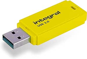 Integral 128GB Neon Yellow USB 3.0 Flash Drive