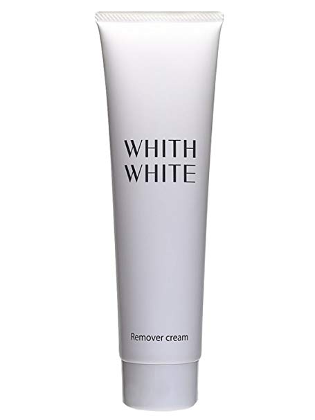 WHITH WHITE Hair Removal Depilatory Cream for Women, Made in Japan 日本, Pubic Area Armpit Arm Chest Leg Hair, 3oz（150g）