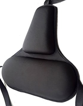 Upper and Lower Gel Foam Back Support by FOMI Care | Thoracic and Lumbar Support for Car, Home, Office Chair | Promotes Healthy Posture, Sciatica Pain Relief