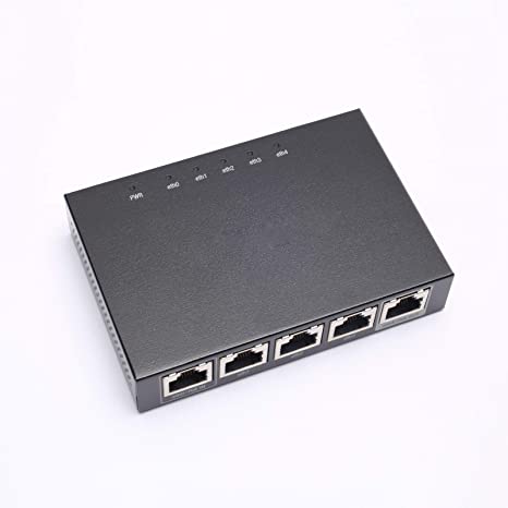 DEVMO EdgeRouter X Advanced Gigabit Ethernet Routers ER-X 256MB Storage 5 Gigabit RJ45 Ports