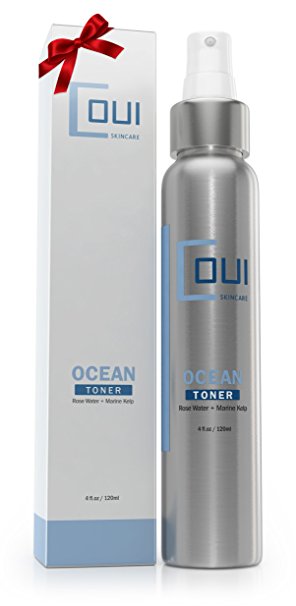 OCEAN FACIAL TONER - Cleanse, Tone & Tighten Skin Without Stripping Away Moisture - Alcohol Free - Best For Face, Neck, Décolleté - Refresh Your Skin with Natural Ingredients