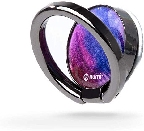 NUMI Phone Spinner (Purple) - 3-in-1 Phone Spinner, Smartphone Stand, and Phone Ring - Ultimate Smartphone Accessory for iPhone, Samsung and All Smartphones