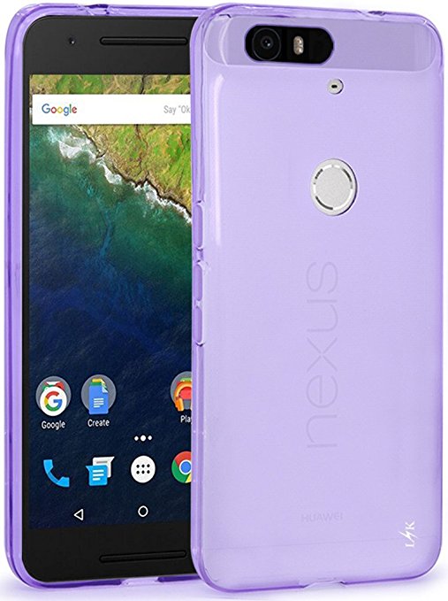 Nexus 6P Case, LK Ultra [Slim Thin] Scratch Resistant TPU Rubber Soft Skin Silicone Protective Case Cover for Goolge Nexus 6P, Purple