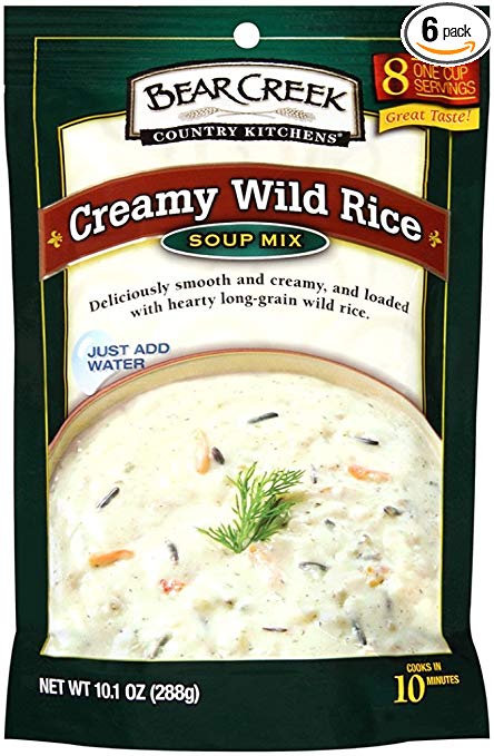 Bear Creek Soup Mix, Creamy Wild Rice, 10.1 Ounce (Pack of 6)