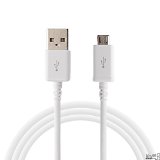 Micro Usb Cable Galaxy S5 Cable Micro USB Charging Cables By Cable and Case For The Galaxy s4 Nexus 5 Nexus 6 Moto X Moto Droid Turbo HTC One LG G3 HTC One M8 S3 Sony Xperia OnePlus One Galaxy S5 S4 Note Note 3 Note Edge Most Android Devices- Charging Cord White