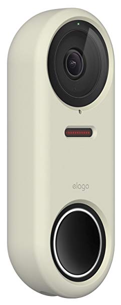 elago Nest Hello Case [Classic White] - [Full Cover Protection][Night Vision Compatible] [Durable Material] [UV Light Resistant] [Easy Installation][Patent Pending]