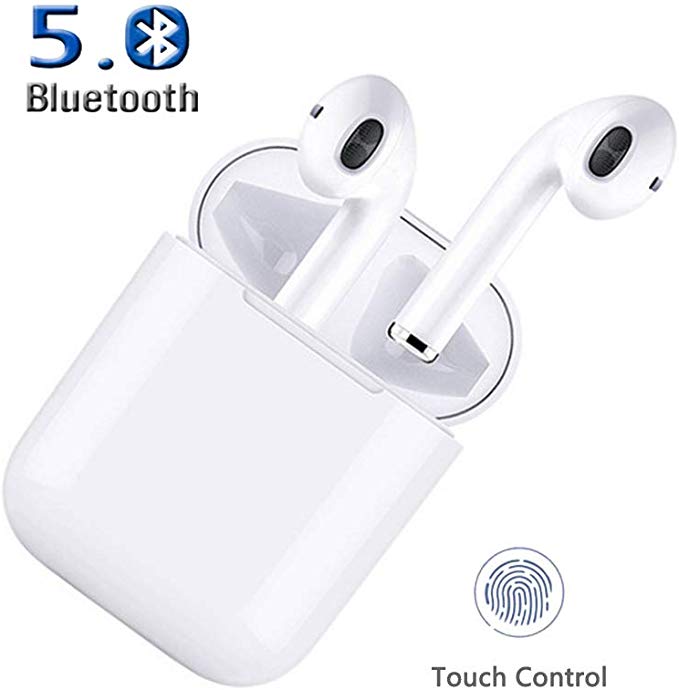 Bluetooth Headphones,Bluetooth Wireless Earbuds 3D Stereo 24H Playtime Wireless Sports Headset,IPX5 Waterproof,Pop-ups Auto Pairing for Apple Airpods Android/iPhone Samsung