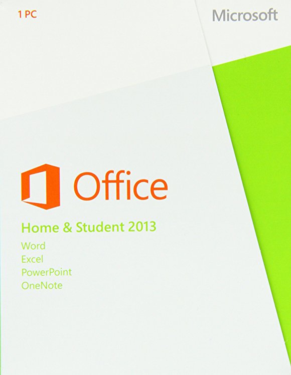 Microsoft Office Home and Student 2013, License Card, 1 User (PC)