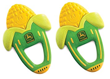 The First Years John Deere Massaging Corn Teether (2-Pack)