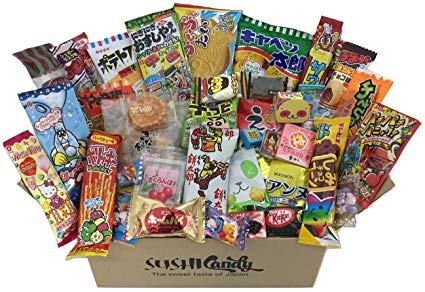 40 Japanese sweets & snack set with Japanese kitkat and manga DIY candy Japanese candy