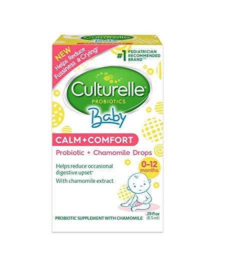 Culturelle Baby Probiotic Calm & Comfort Drops, 0.29 oz, Infant Probiotics Supplement, Helps Reduce Fussiness & Crying