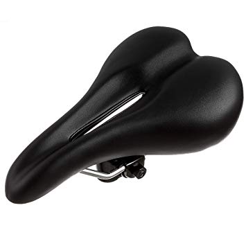 Most Comfortable Bike Seat for Men | Ultra-Comfortable Men’s Bicycle Saddle With Soft Cushion | Padded Comfort Replacement for Mountain, Road, BMX, MTB, Stationary Exercise Bike | Cycling Accessories