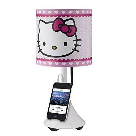 Hello Kitty Table Lamp with Built in Speaker