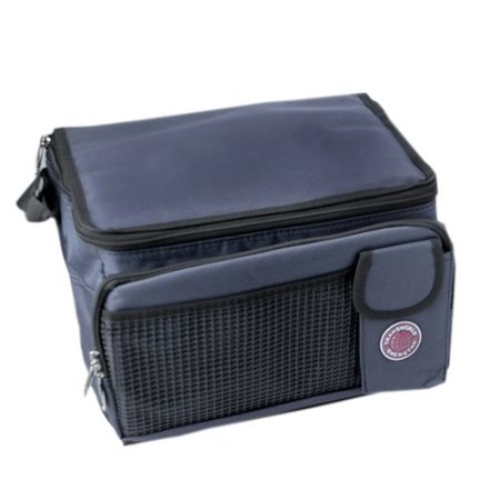 Transworld Durable Deluxe Insulated Lunch Cooler Bag (Many Colors and Size Available) (12"x10"x8 1/2", Navy)