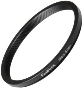 Fotodiox Metal Step Down Ring, Anodized Black Metal 72mm-67mm, 72-67 mm