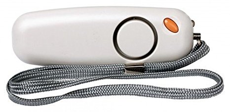 Vigilant 130 dB Personal Rape/Jogger/Student Emergency Alarm with LED Light and AAA Batteries Included (PPS8G Grey)