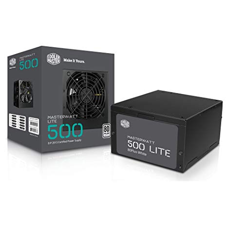 MasterWatt Lite 500W 80 Plus Power Supply