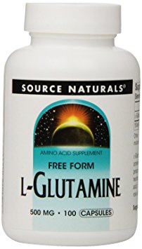 Source Naturals L-Glutamine 500mg, 100 Capsules