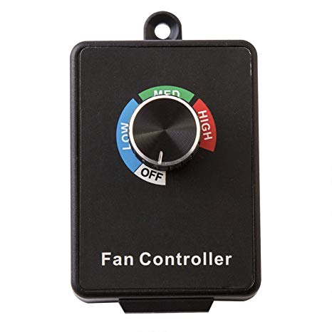 HiveNets Duct Speed Controller for Duct and Inline Fans, Exhaust and Ceiling Fans (HR-5A)