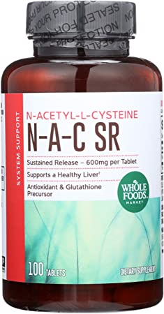 Whole Foods Market, N-A-C SR 600mg, 100 ct